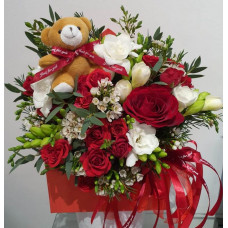 Flower box - Bear 