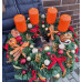Adventes vainags ar namiņu Adventes vainags ar namiņu