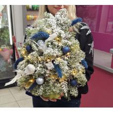 Ziemassvētku eglīte blue