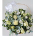 Flower basket - White