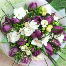 Bouquet - White freesias Bouquet - White freesias