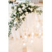 Wedding decoration in white tones