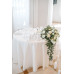 Wedding decoration in white tones