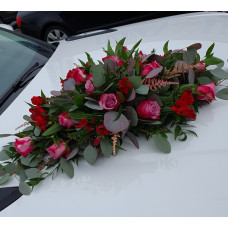 Wedding car decoration