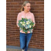 Bridal bouquet with roses and delphinium