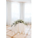 Wedding decoration in white tones